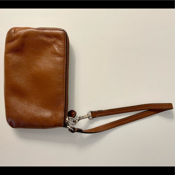 Brown Coach Wristlet Wallet - Picture 3 of 6